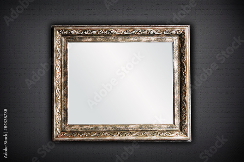 Obraz na plátně Golden mirror