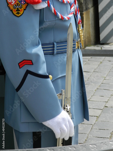 Photography Prague castle guard