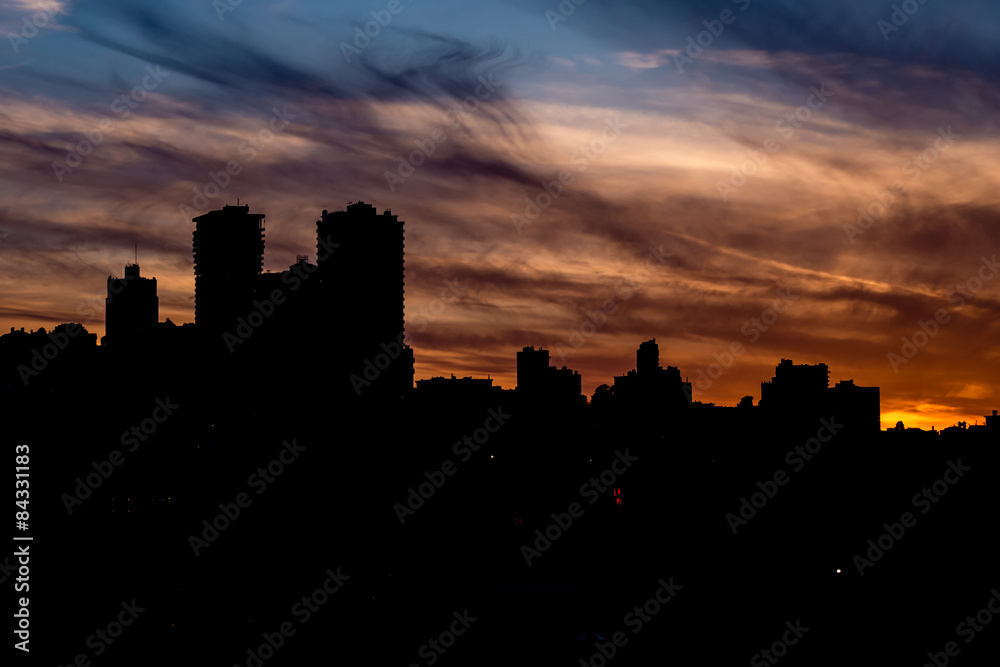 Fototapeta premium Sunset in San Francisco