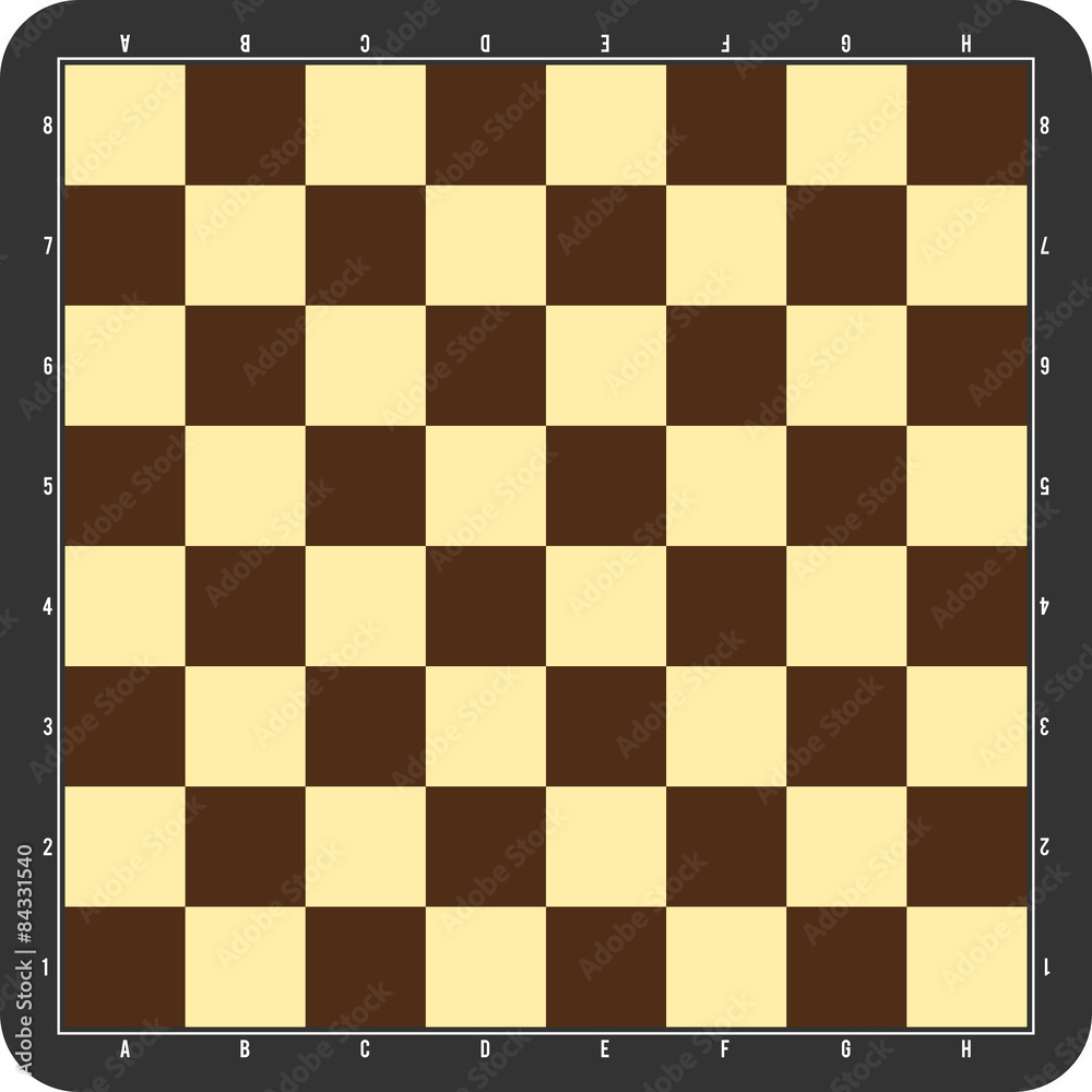 Chessboard with grey frame Chessboard with grey frame