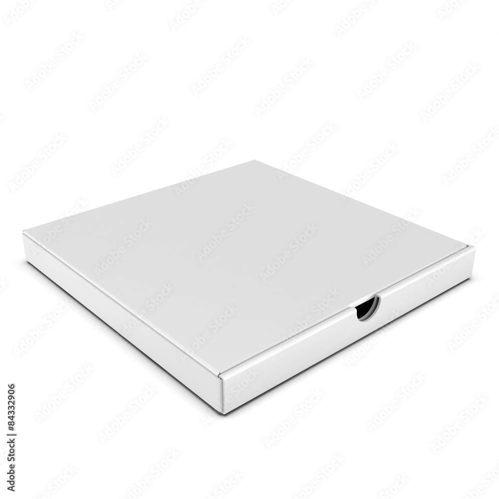 3d blank flat box 3d blank flat box