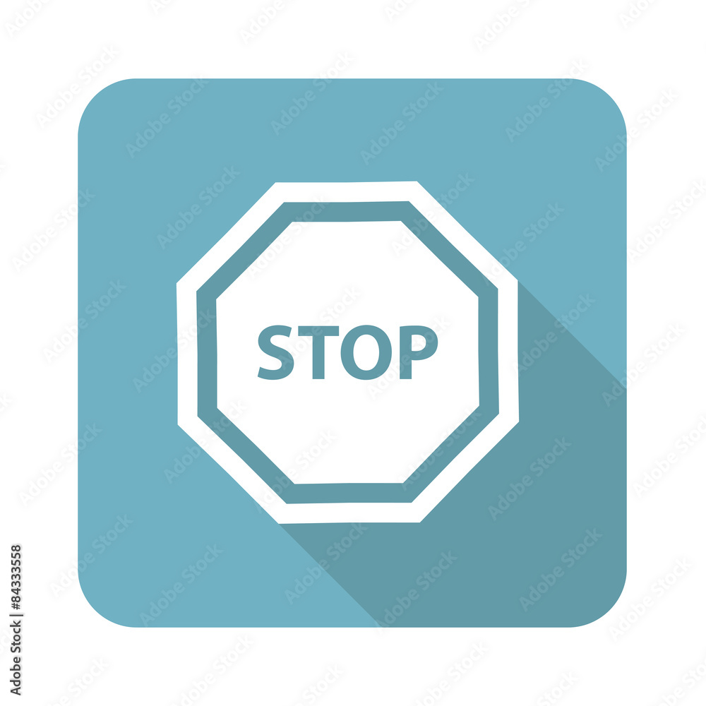 STOP square icon STOP square icon