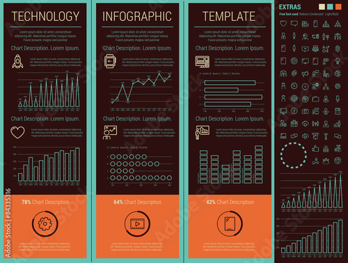 Technology Infographic Elements