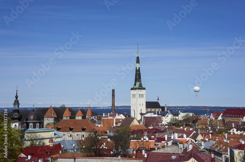 Panorama of old town Tallinn