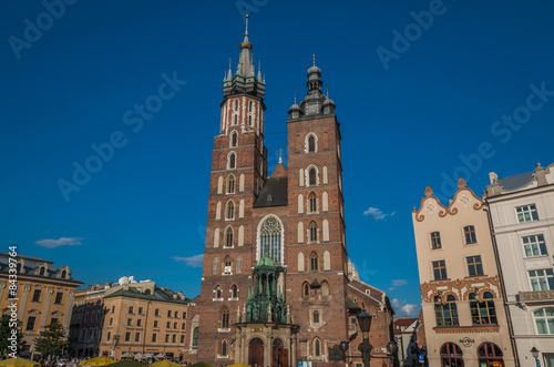 Saint Mary's Church in Krakow Poland