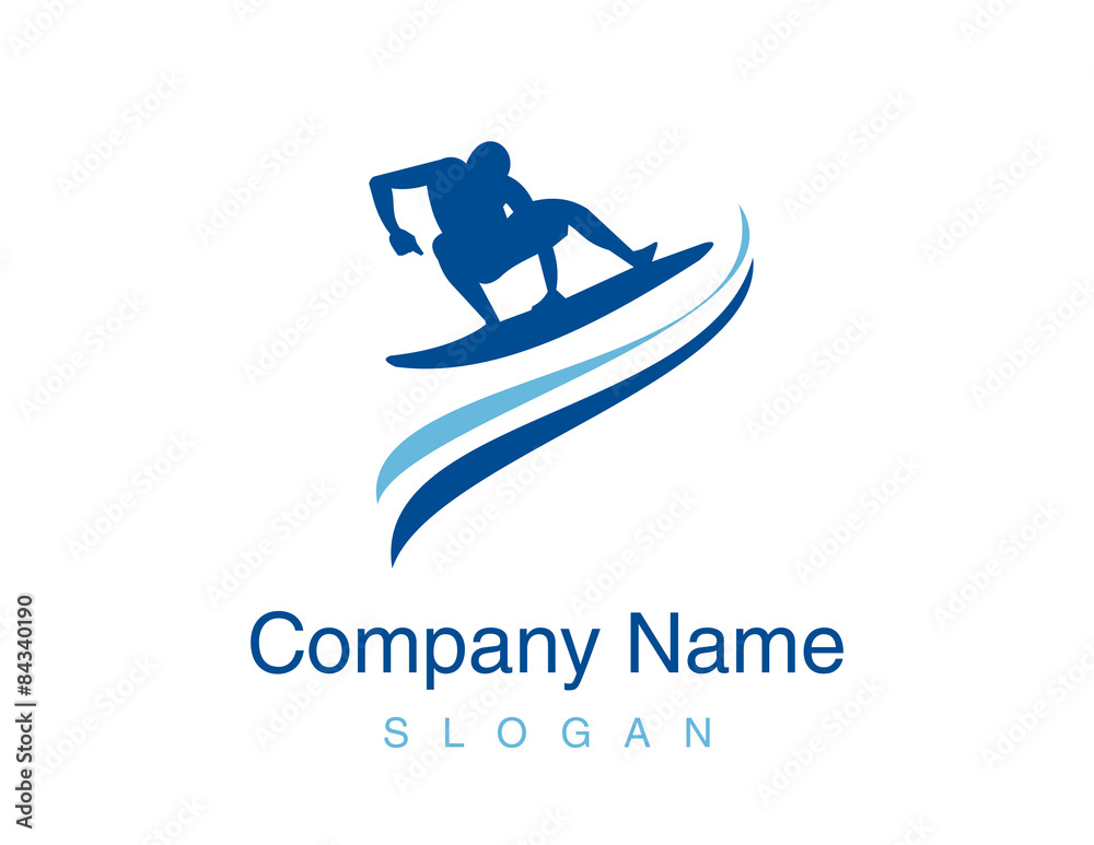 Fototapeta premium Surfer design