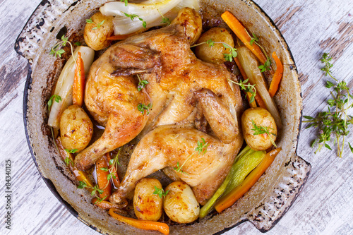 Herb-Roasted Chicken and Vegetables photo