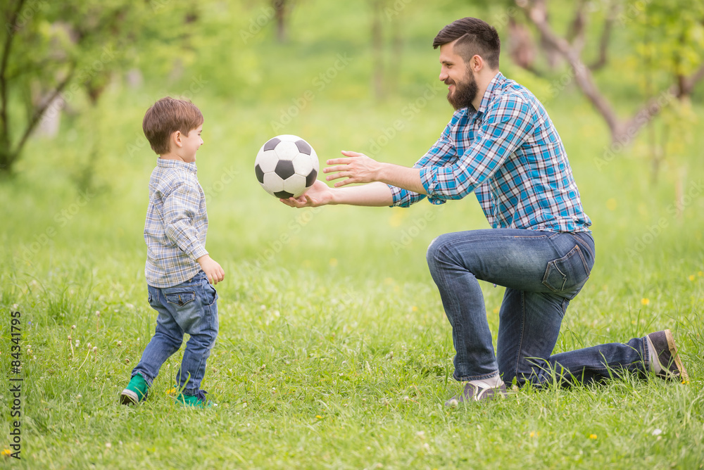 Father and son