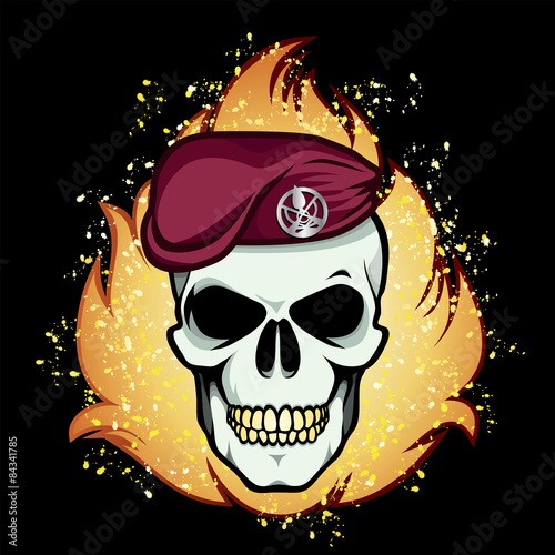 military skull