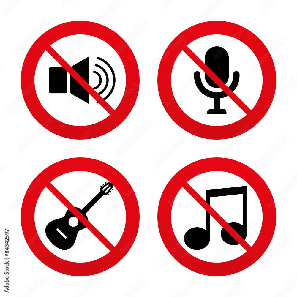 Musical elements icon. Microphone, Sound speaker Musical elements icon. Microphone, Sound speaker