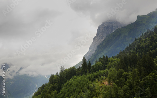 Landscape in canton of Obwalden. Switzerland photo