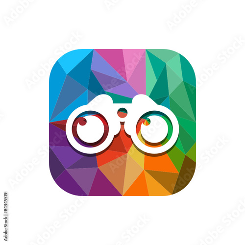 Geometric App Button