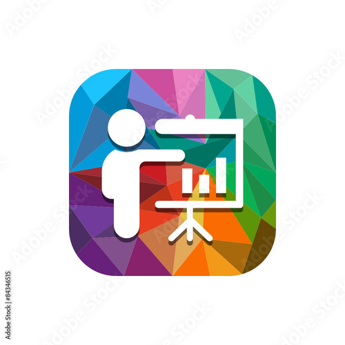 Geometric App Button