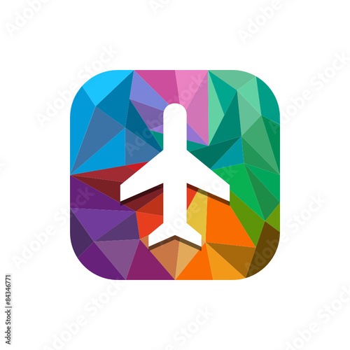 Geometric App Button