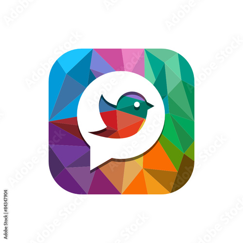 Geometric App Button