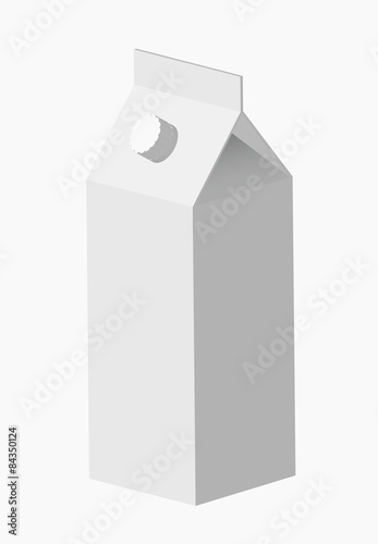 Milk cartoon package