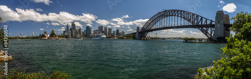 Blick von Kirribilli auf die Downtown von Sydney