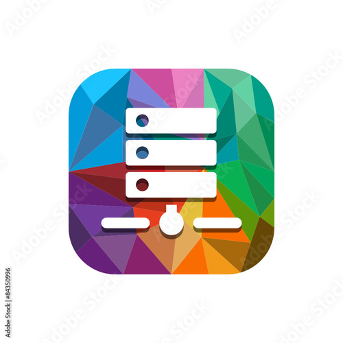 Geometric App Button