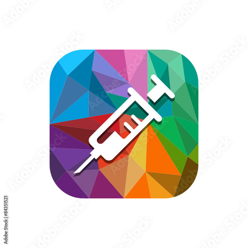 Geometric App Button