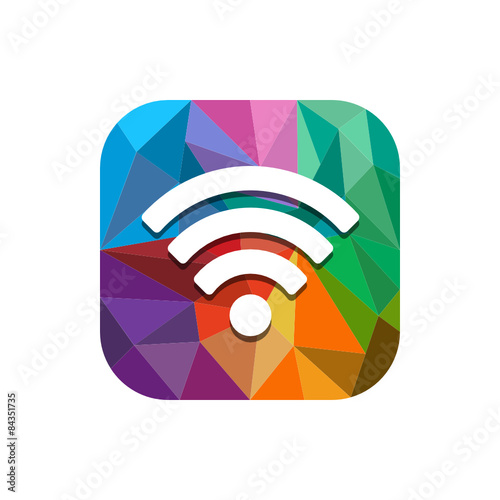 Geometric App Button