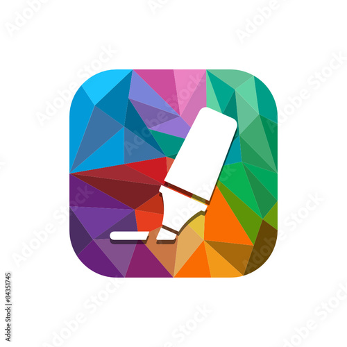 Geometric App Button