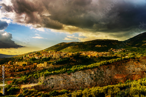 Konstfotografi Veduta di Cori - Lazio