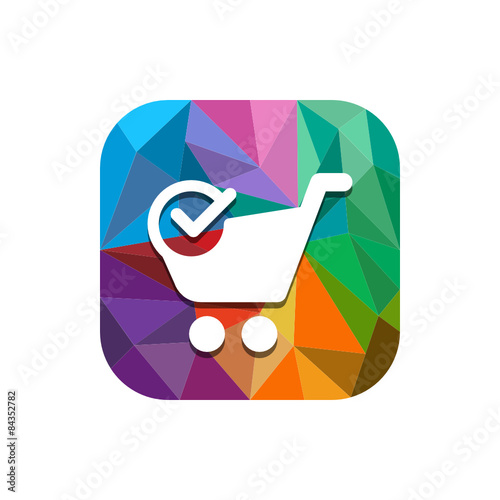 Geometric App Button