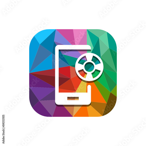 Geometric App Button