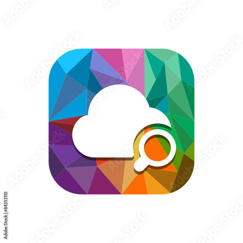 Geometric App Button
