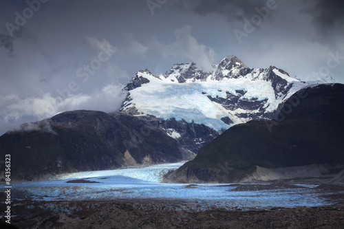 Explorador Glacier and Mount San Valentin - the highest peak in