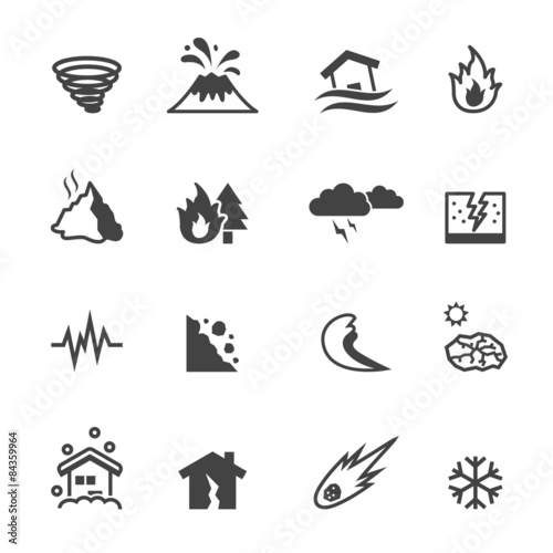 natural disaster icons