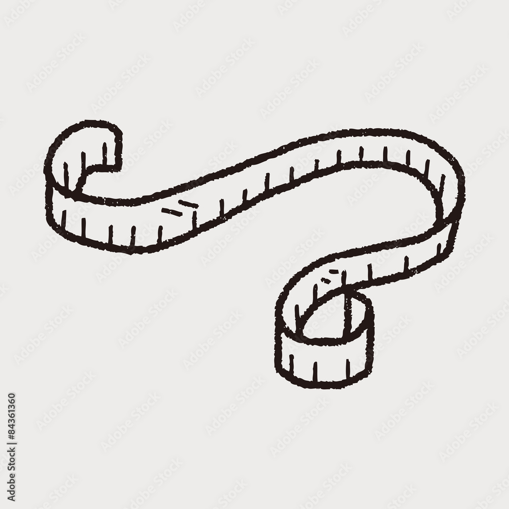 Fototapeta premium ruler doodle