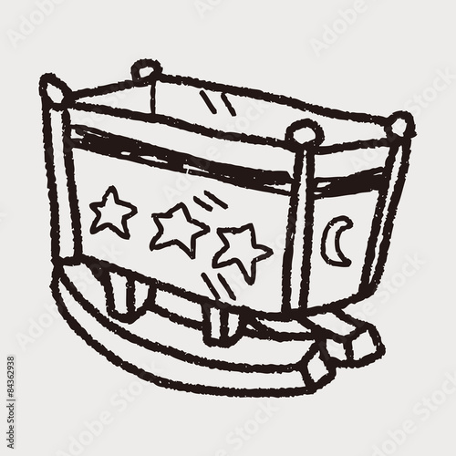 baby bed doodle