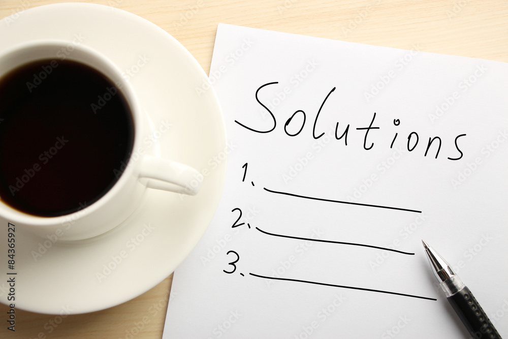 Solution list