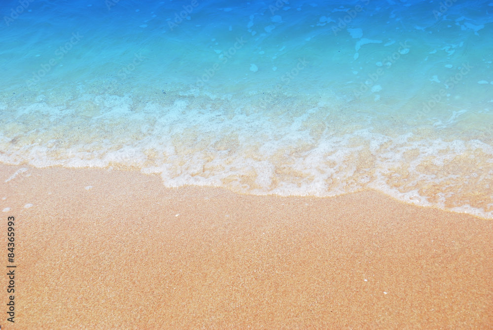 Wave & Sand beach background Wave & Sand beach background
