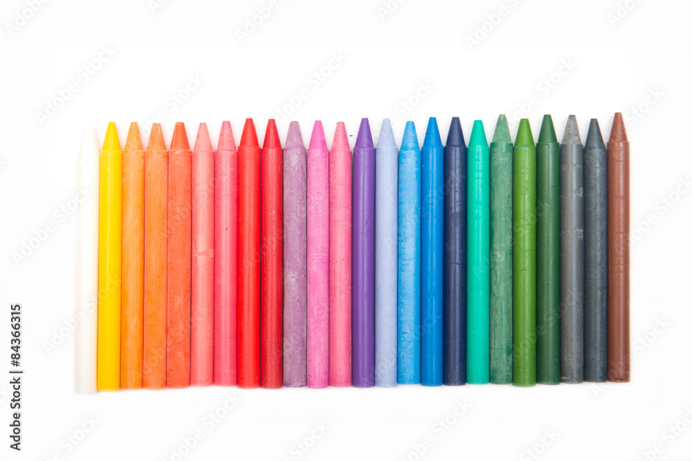 colorful of crayon colorful of crayon