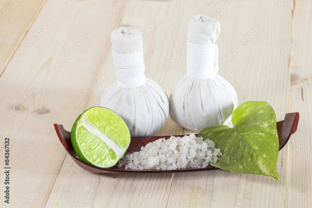 Herbal Ball Spa and wellness setting Herbal Ball Spa and wellness setting