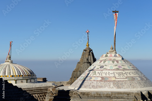 Temple complex on the holy Girnar top in Gujarat