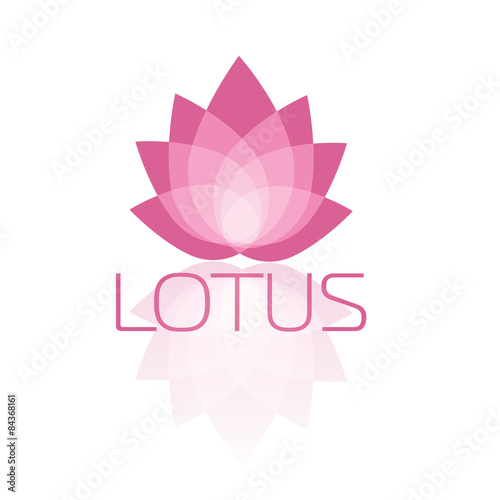 Vector lotus beauty business design template 