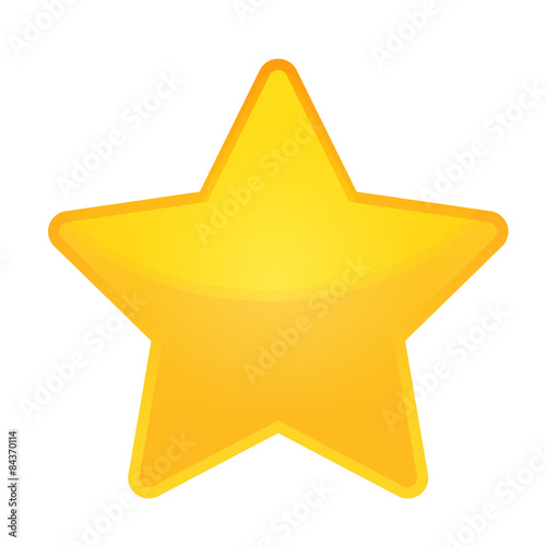 golden vector star
