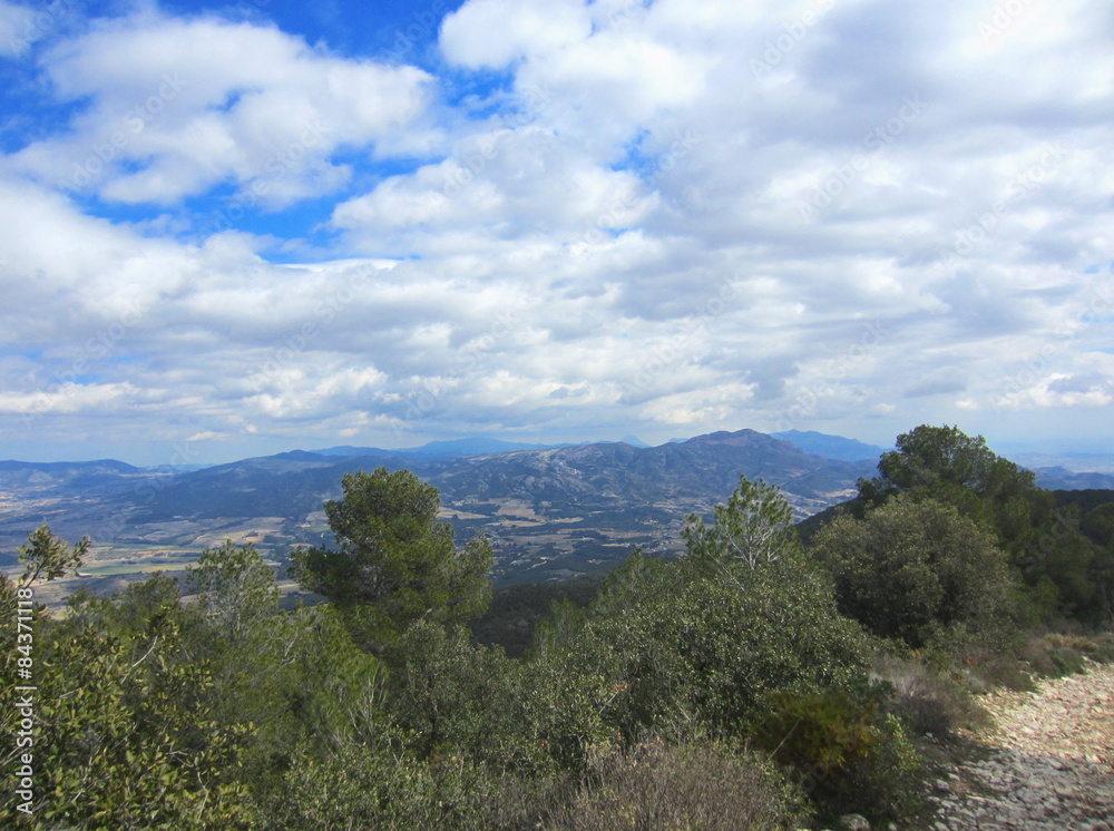 Mediterranean mountain path