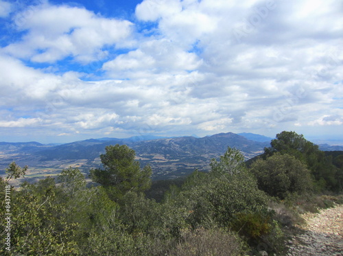 Mediterranean mountain path