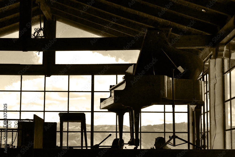 Obraz premium PIANO BAR 