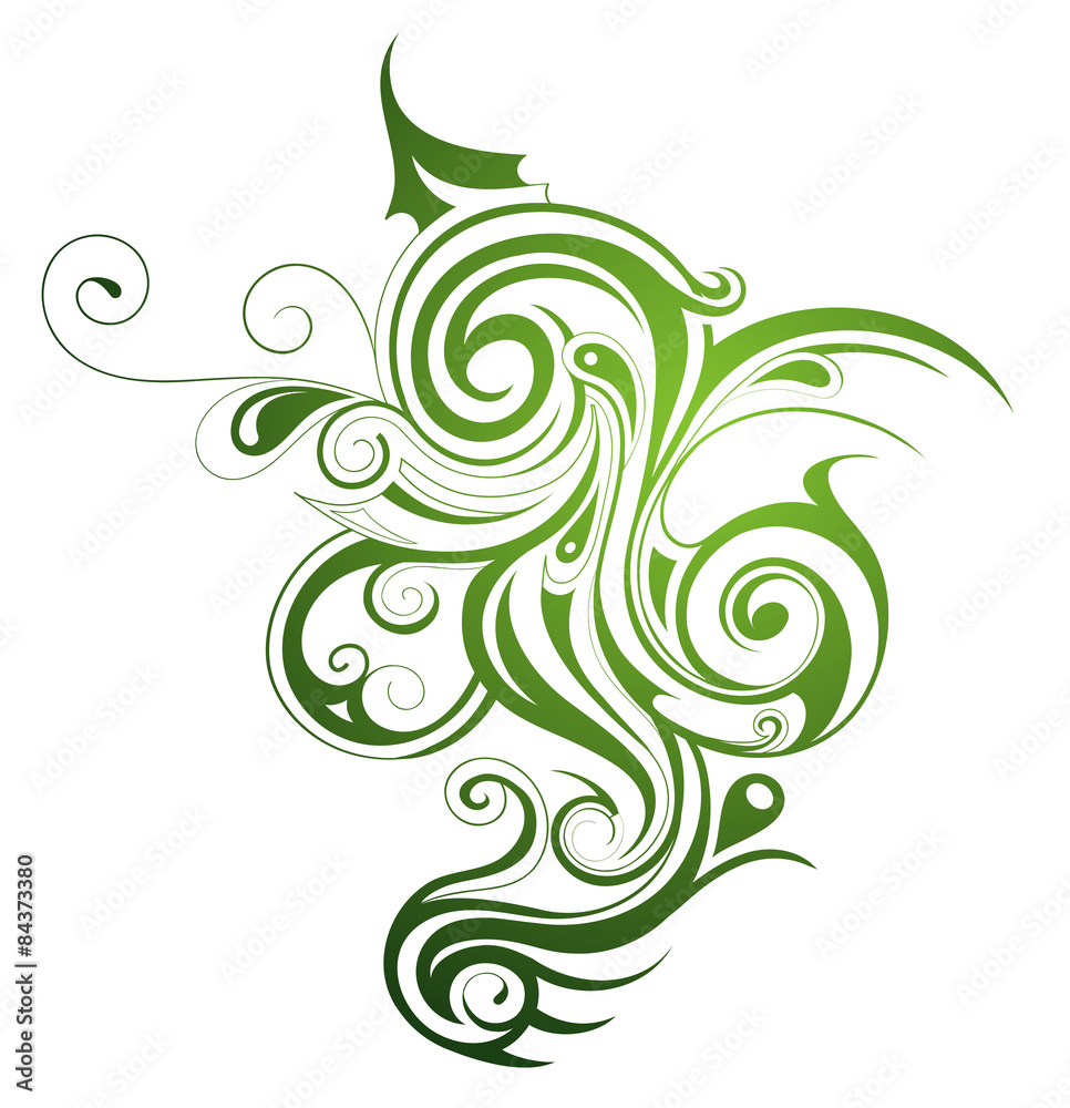 Floral design element Floral design element