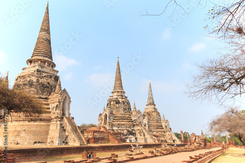 Wat Phra si Sanphet in Ayutthaya  Thailand