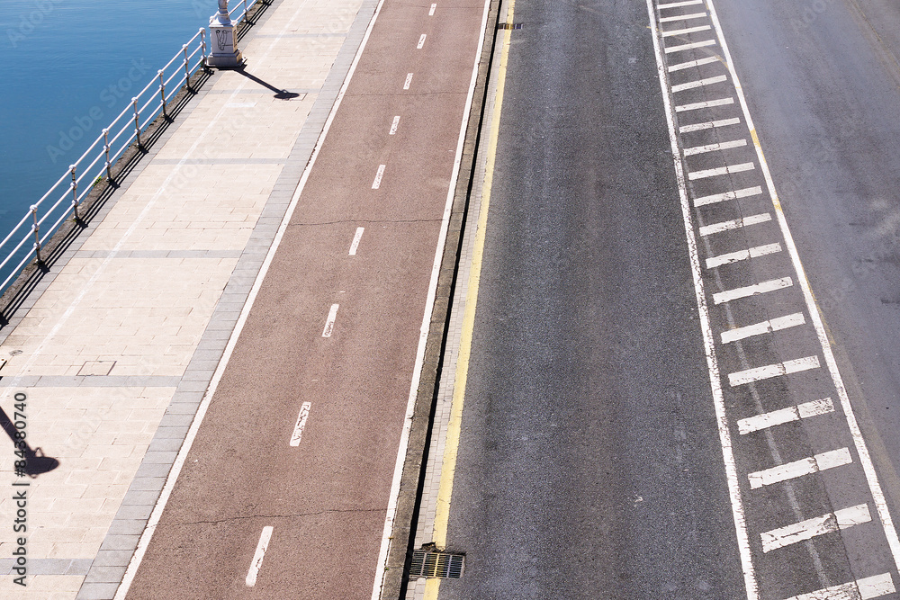 Fototapeta premium different lanes on city
