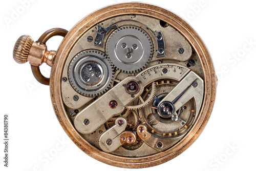 Clockwork old pocket watch