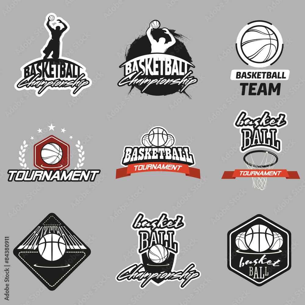 Obraz premium Basketball emblem