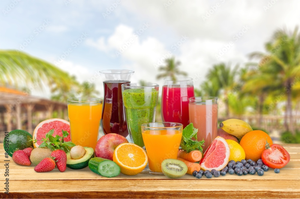Fruit, drink, grape. Fruit, drink, grape.