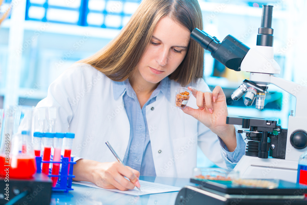 Quality control beans in the laboratory Quality control beans in the laboratory